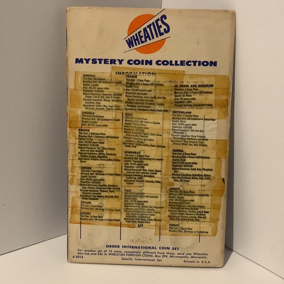 Wheaties Mystery Coin Collection - Picture 2 of 4